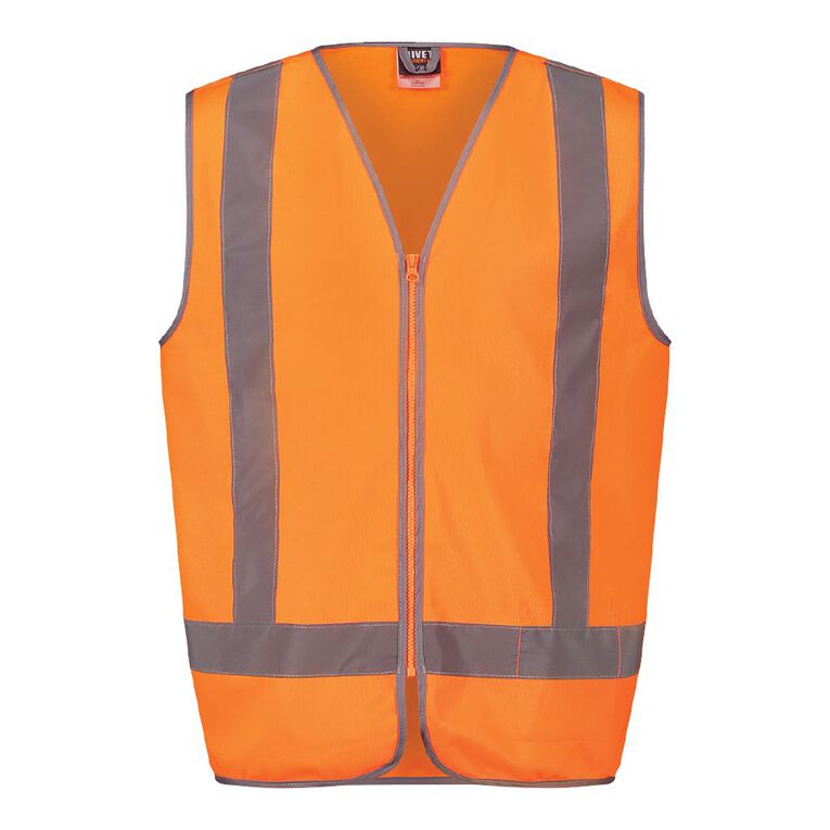 Rivet Hi Vis Vest, Orange, hi-res