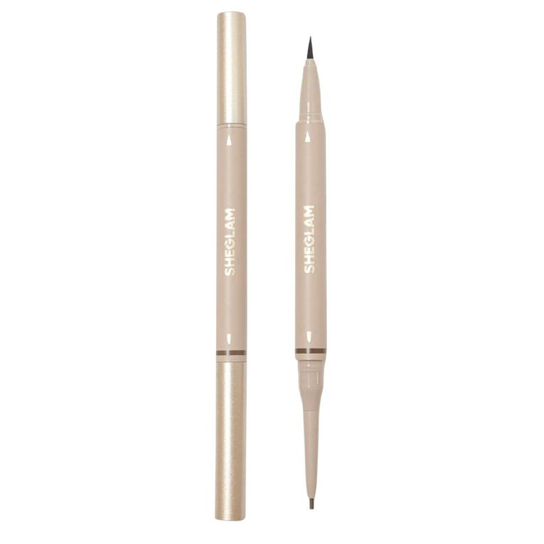 Sheglam Brows on Demand 2 in 1 Brow Pencil Taupe, , hi-res