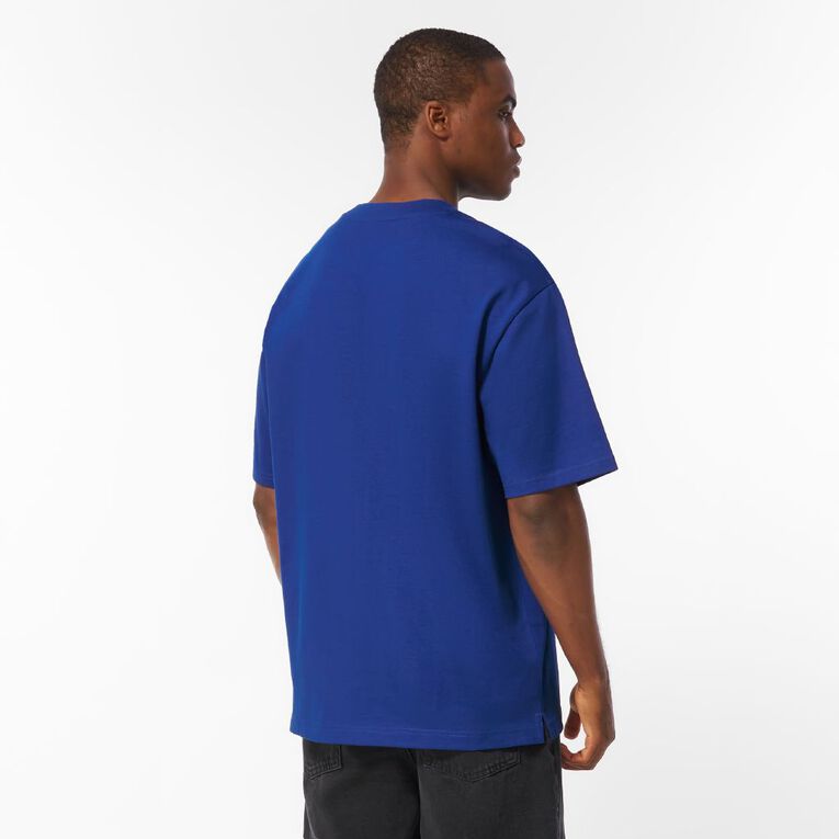 Garage Men's Heavyweight Boxy Tee, Blue Dark, hi-res