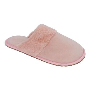 H&H Women's Trim Scuff Slippers