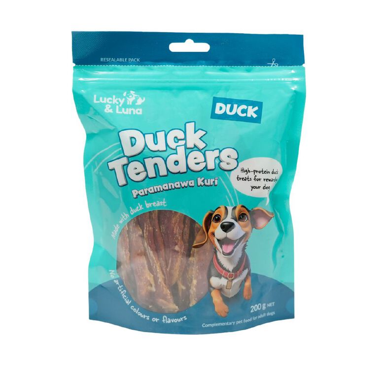 Lucky & Luna Duck Tenders 200g, , hi-res