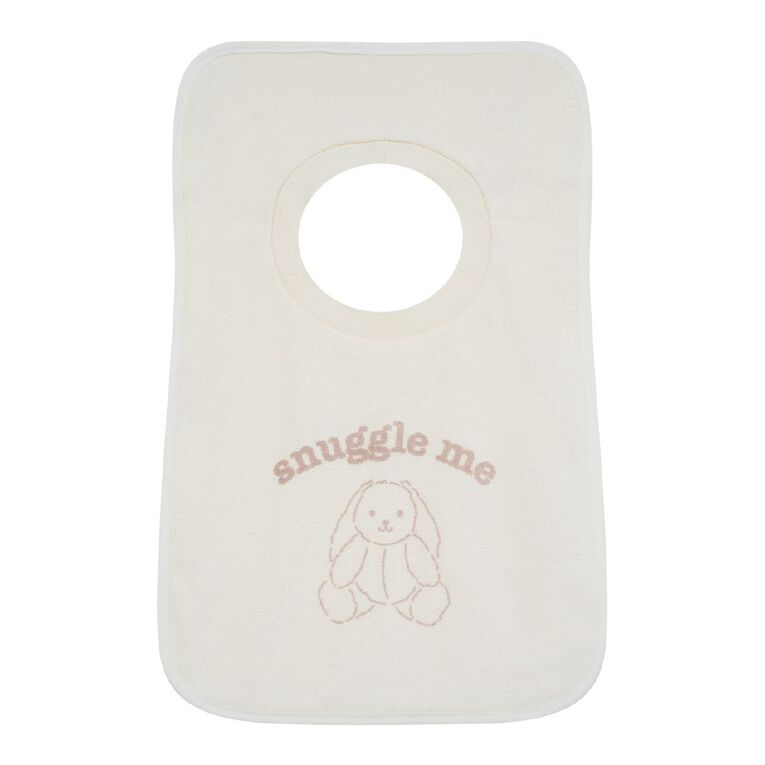 Young Original Babies' Pull Over Bibs 3 Pack, Cream, hi-res