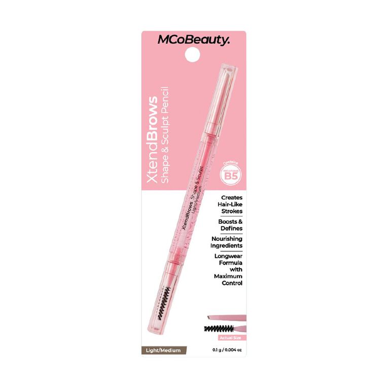 MCoBeauty Xtendbrows Shape & Sculpt Pencil Light Medium, , hi-res