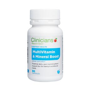 clinicians multivitamin & mineral boost 90 capsules 90 capsule