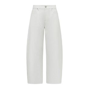 H&H Women's Mid Rise Barrel Leg Jeans