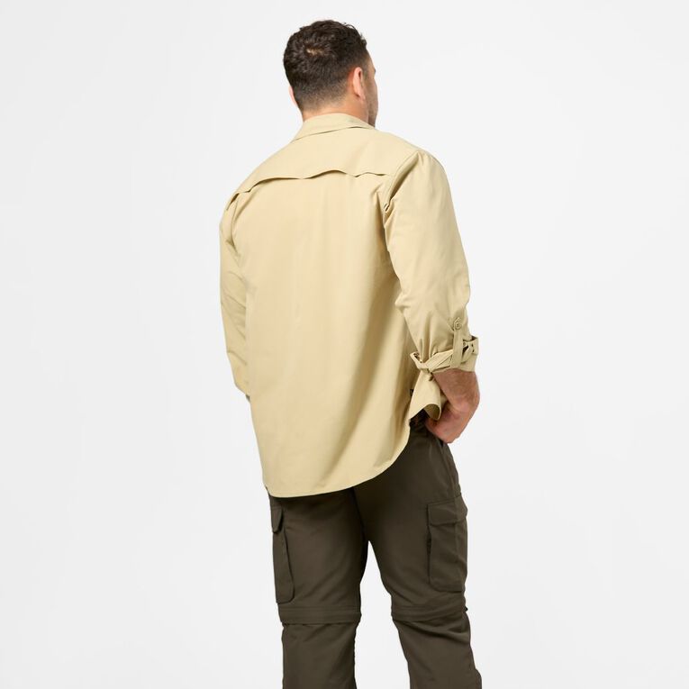 Back Country Men's Long Sleeve Lightweight Shirt, Brown Light, hi-res