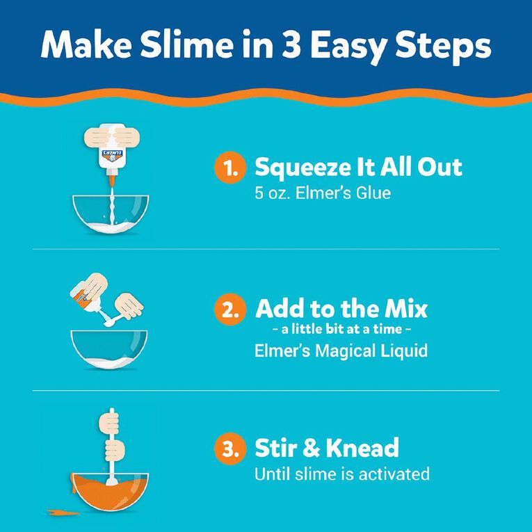 Elmer's Sky Slime Kit 4 Count, , hi-res