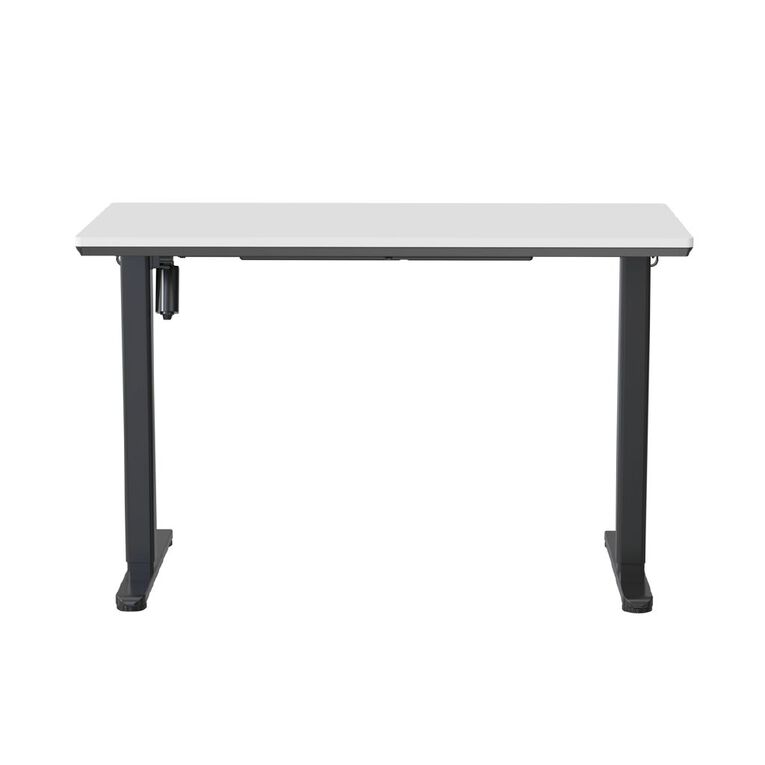 Workspace Height Adjustable Desk 1200W with Drawer White, , hi-res