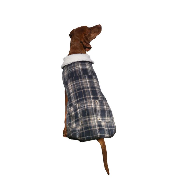 Petzone Check Jacket Blue XL, , hi-res