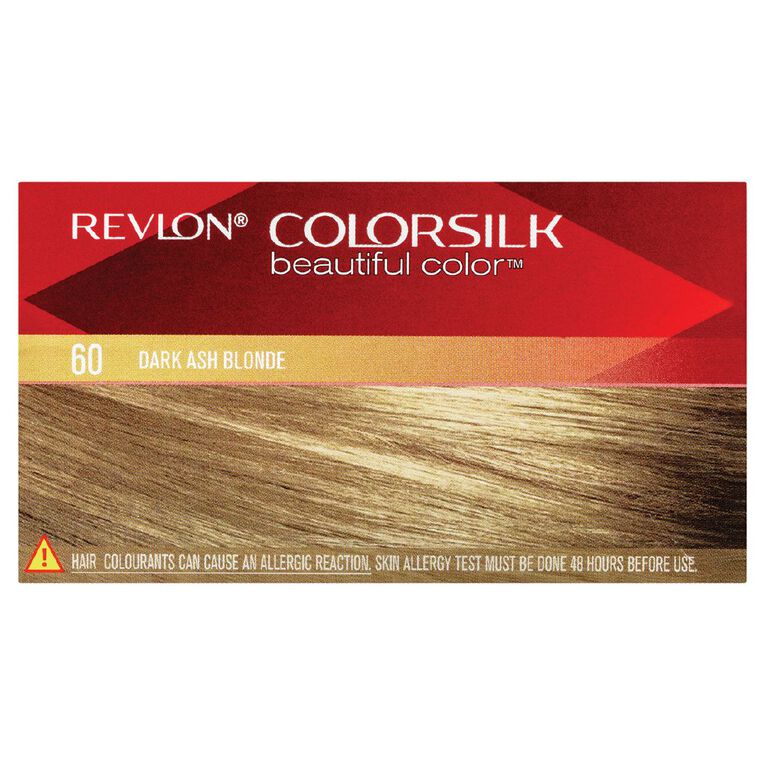 Revlon Colorsilk Hair Colour Dark Ash Blonde 60, , hi-res
