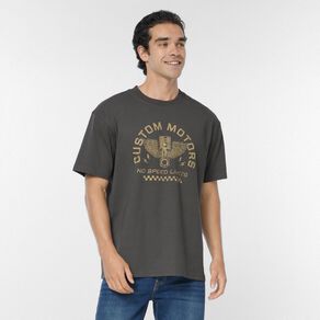 H&H Men's Relaxed Fit Graphic Tee