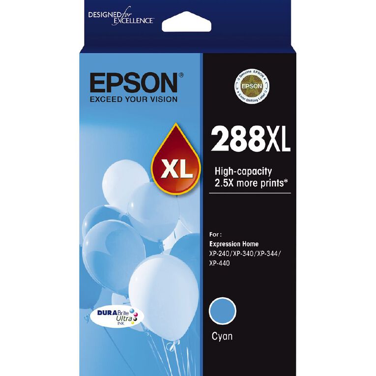 Epson Ink 288XL Cyan (450 Pages), , hi-res