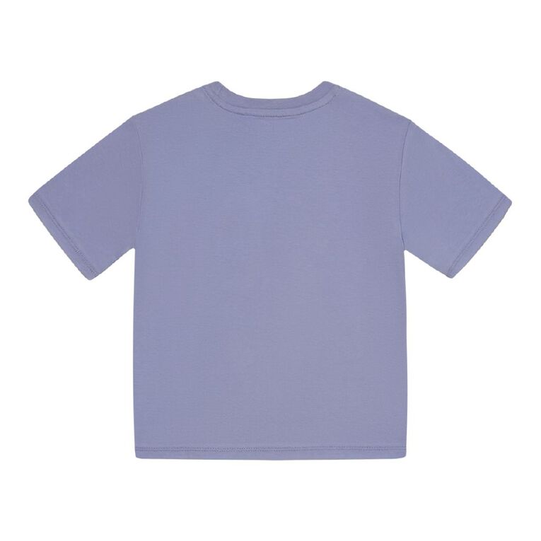 Young Original Short Sleeve Sequin Tee, Blue Light, hi-res