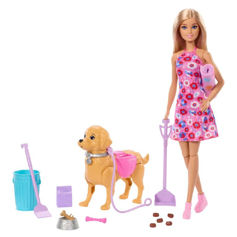 Barbie Doll & Walking Potty Puppy Set, , hi-res