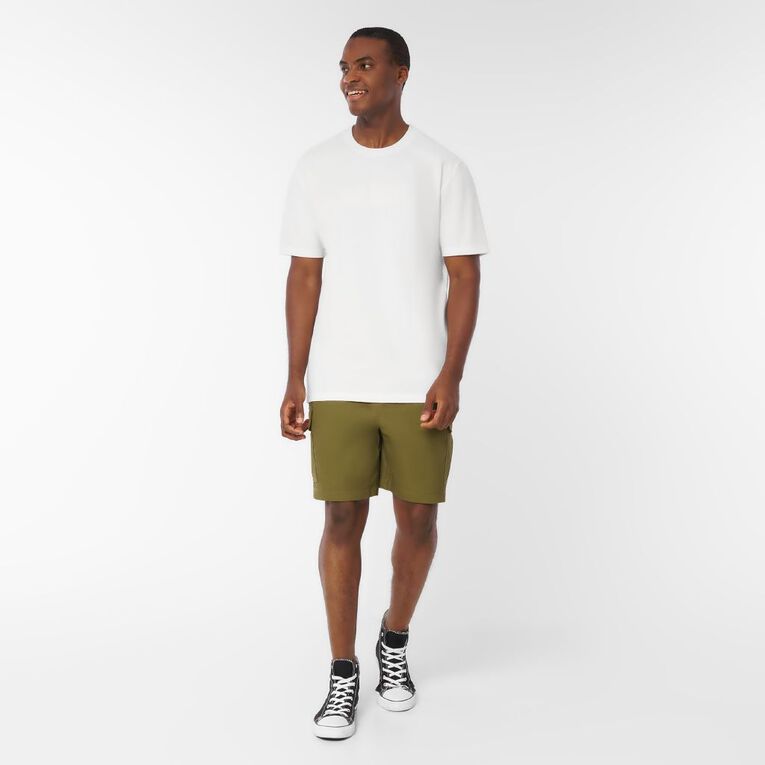 H&H Men's Midweight Pique Tee, White, hi-res