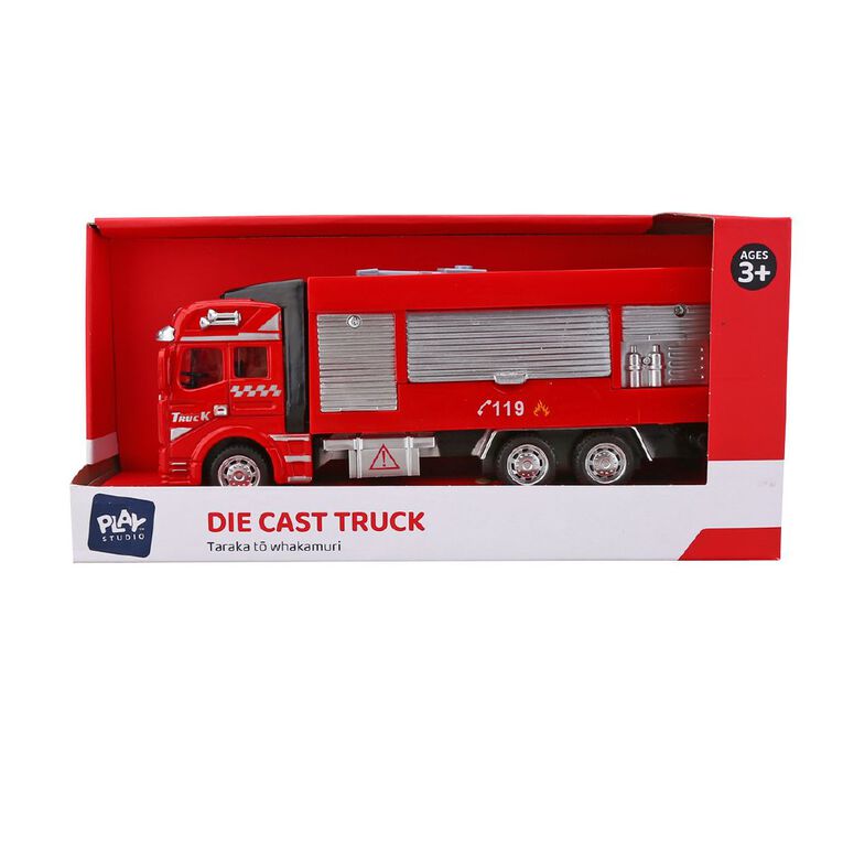 Play Studio Die-Cast Pull Back Truck Assorted, , hi-res