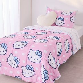 Hello Kitty Comforter Set 2 Piece Single