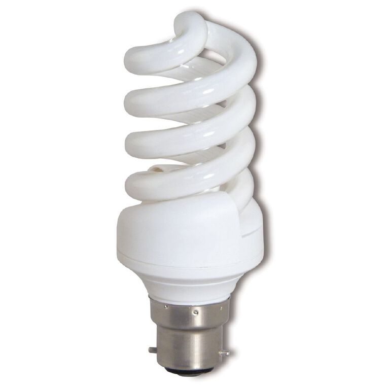 Edapt CFL Mini Spiral B22 Light Bulb 23W Warm White White The Warehouse