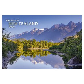 Easy2C 2026 Calendar Face Of NZ Landscapes