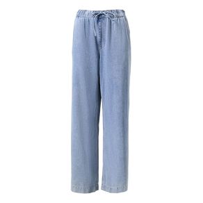 H&H Women's Wide Leg Pull On Jeans