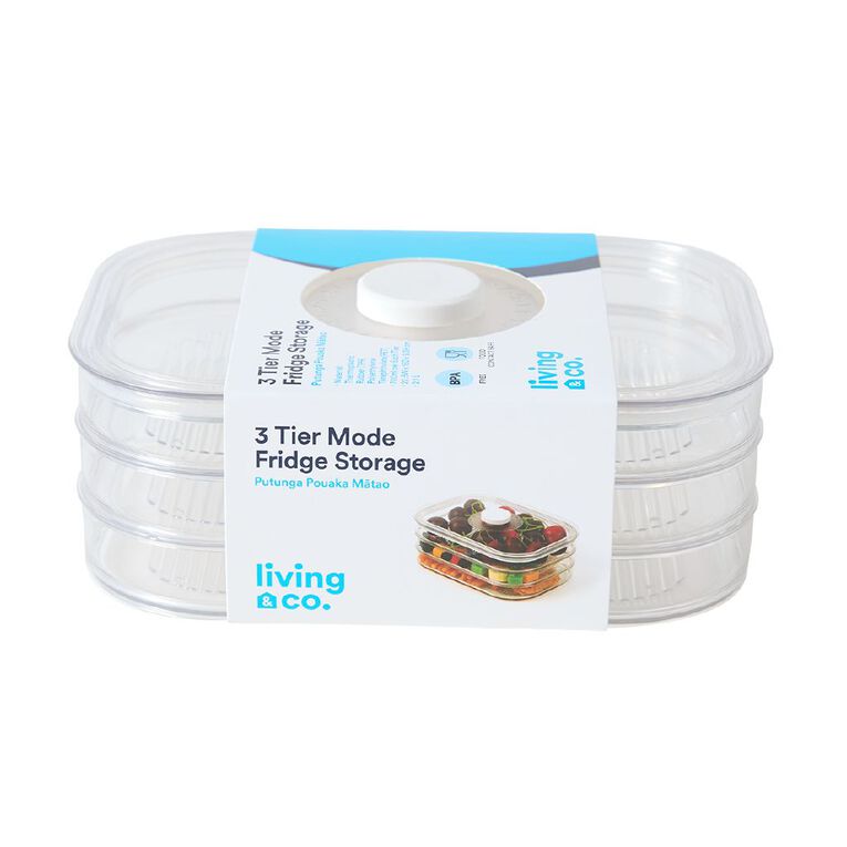 Living & Co Fridge Storage 3 Tier, , hi-res