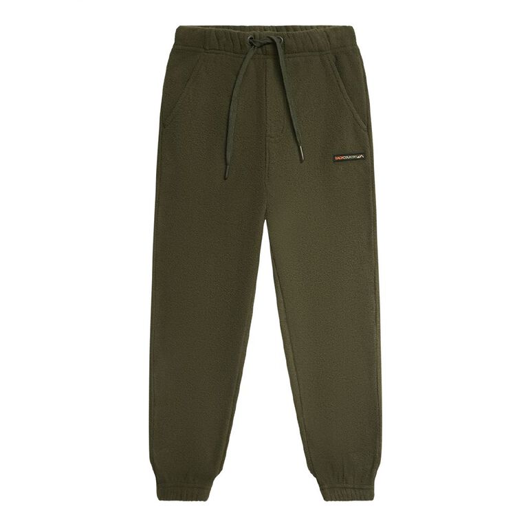Back Country Kids' Fleece Pants, Green Dark, hi-res