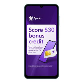 Samsung Galaxy A07 4G with Spark and Skinny SIM Green