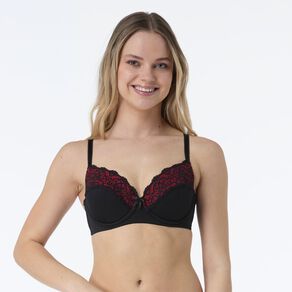 H&H Women's Bella Plain & Lace Contour Bra