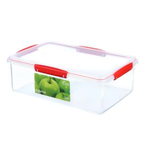Sistema Klip It Red Rectangular Box Clear 7L Clear 7L