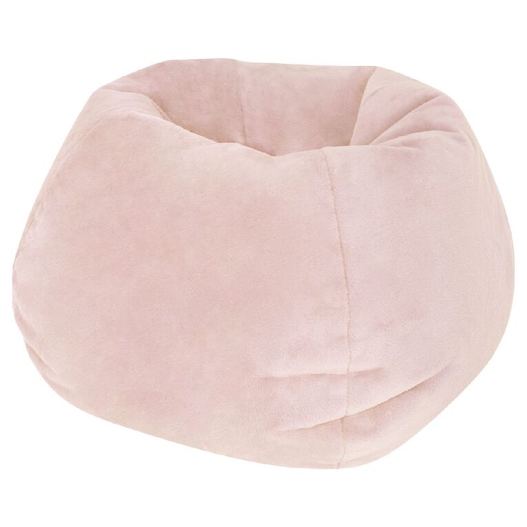 Living & Co Faux Fur Bean Bag Cover Pink, , hi-res