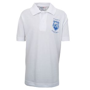 Schooltex St Mary's Hokitika Short Sleeve Polo with Transfer