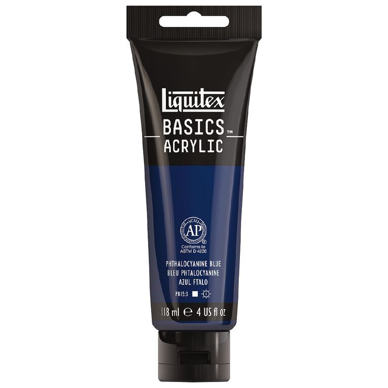 Liquitex Basics Acrylic 118ml Phthalo Blue, , hi-res