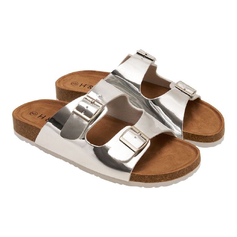 H&H Women's Robyn Sandals, Silver, hi-res