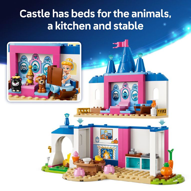 LEGO Disney Princess Cinderella Animal Friends Castle 43283, , hi-res