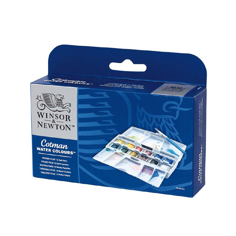 Winsor & Newton Cotman Watercolour Pocket Plus Set 12, , hi-res