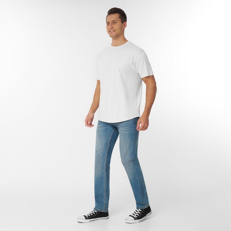 Garage Men's Longline Tee, Blue Light, hi-res