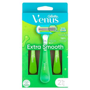 Gillette Venus Extra Smooth Sensitive Disposable Razors for Women 2 Pack