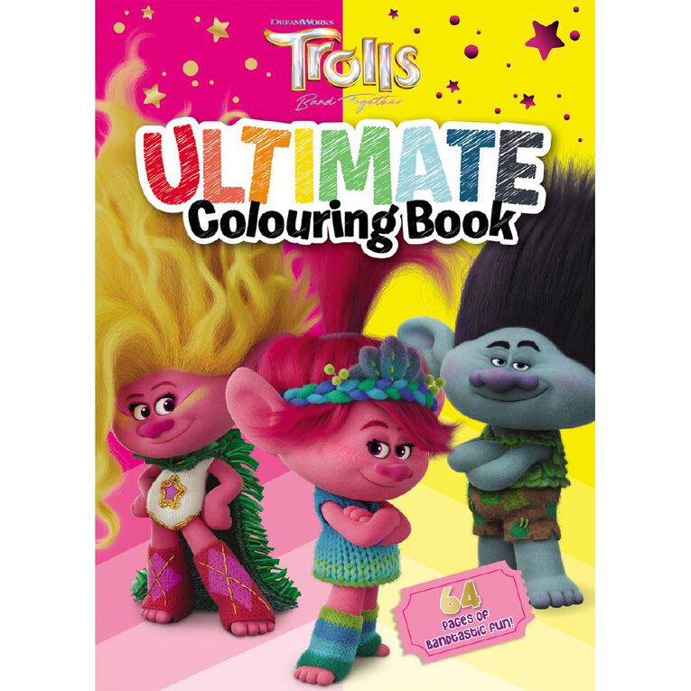 DreamWorks Trolls Band Together: Ultimate Colouring Book | The Warehouse