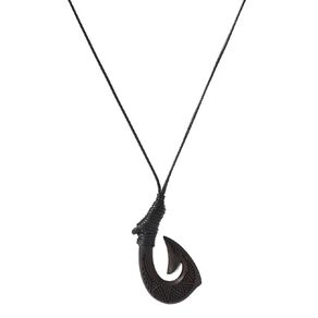 Kiwiana Fish Hook Pendant Necklace