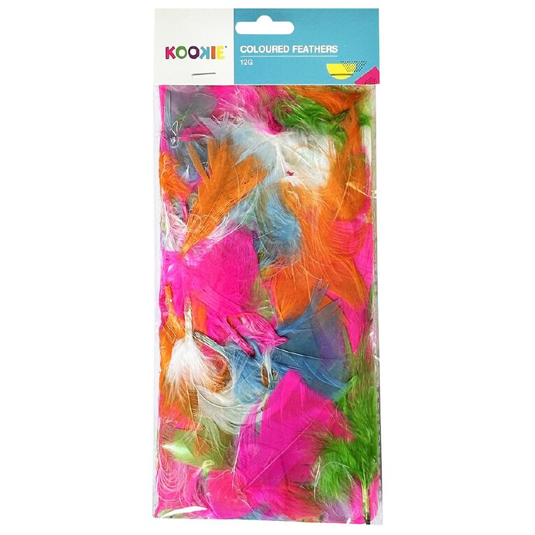 Kookie Feathers Assorted Colours, , hi-res