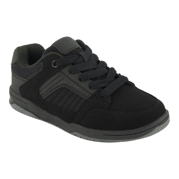 Young Original Senior Kids' Hank Skate Sneakers Black The Warehouse