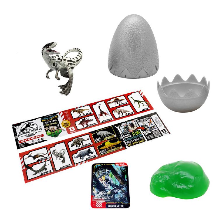 Jurassic World Rebirth Captivz Slime Egg 1 Piece, , hi-res