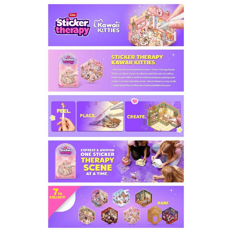 Sticker Therapy Kawaii Series 1, , hi-res