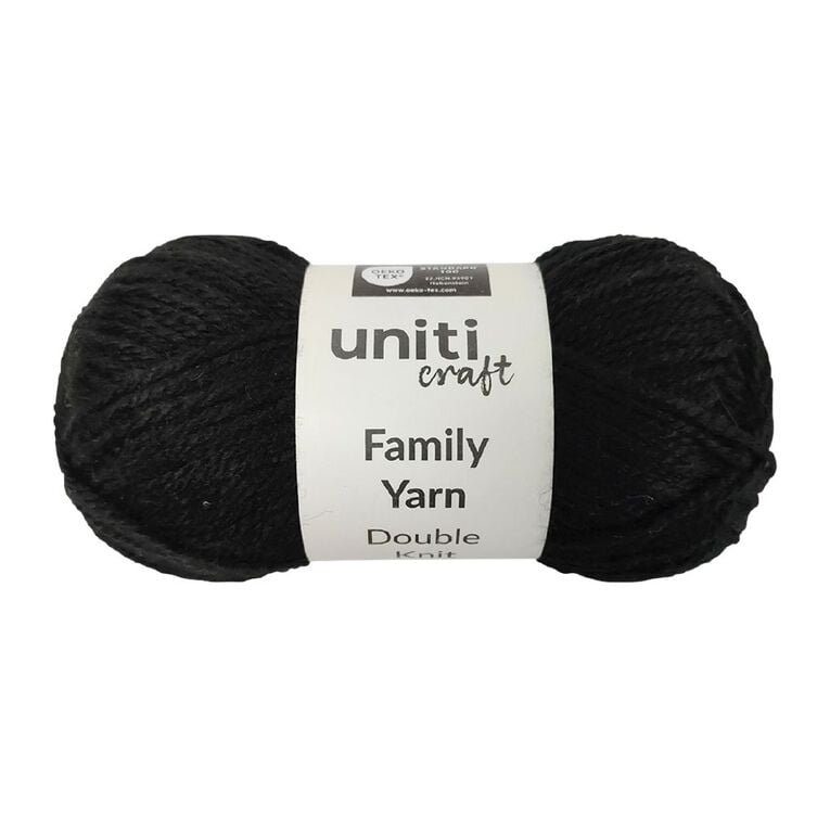 Uniti Yarn Family 50G Black, , hi-res