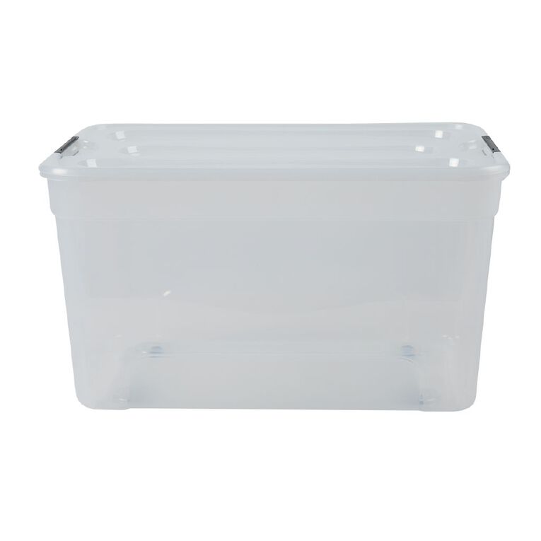 Sort It Modular Storage Organiser Clear 90L, , hi-res