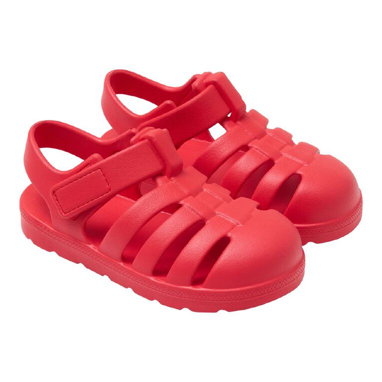Young Original Junior Kids' EVA Caged Sandals, Red, hi-res