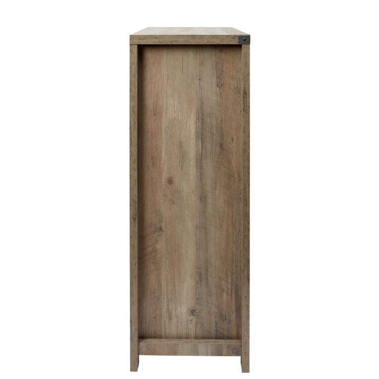 Living & Co Homestead Tallboy 4 Drawer Rustic Oak Finish, , hi-res