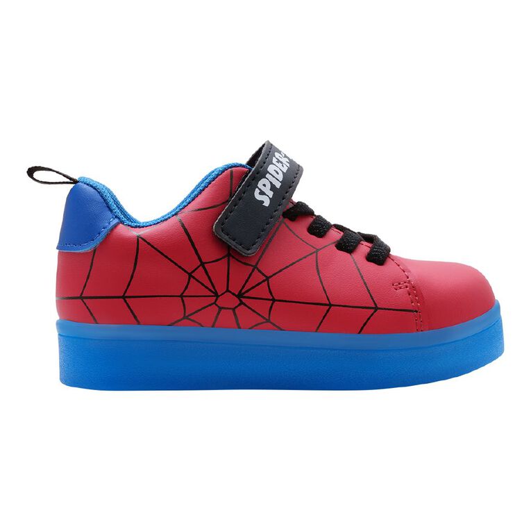 Spider-Man Junior Kids' Light-Up Shoes, Red Dark, hi-res