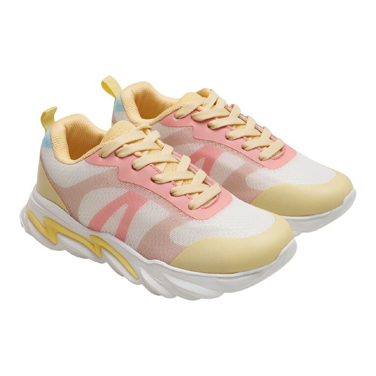Active Intent Senior Kids' Tegan Trainers, , hi-res