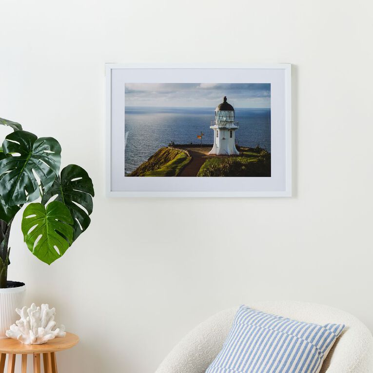 Living & Co Lighthouse Framed Print 50cm x 70cm, , hi-res